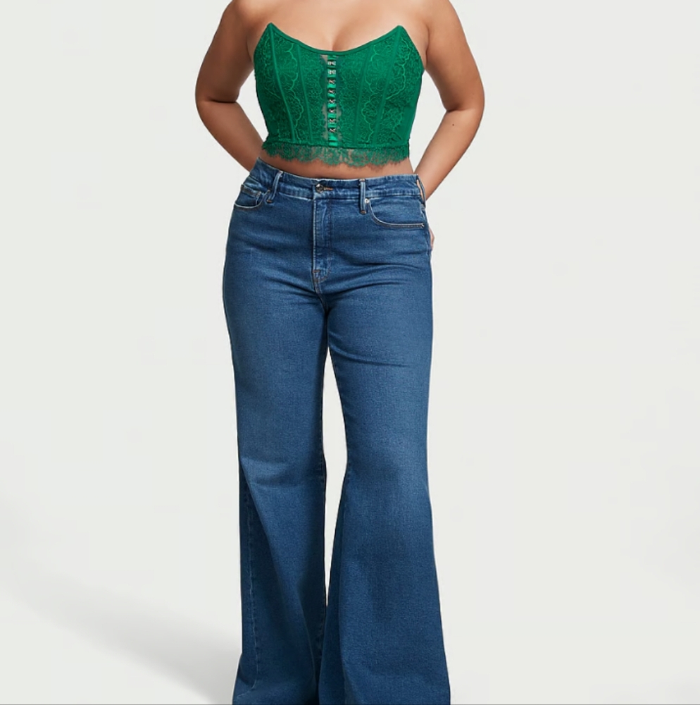 Lace Strapless Corset Top